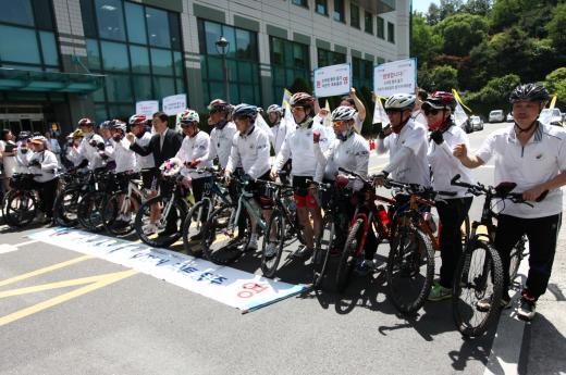 알톤스포츠, 612Km 국토종주 성공…