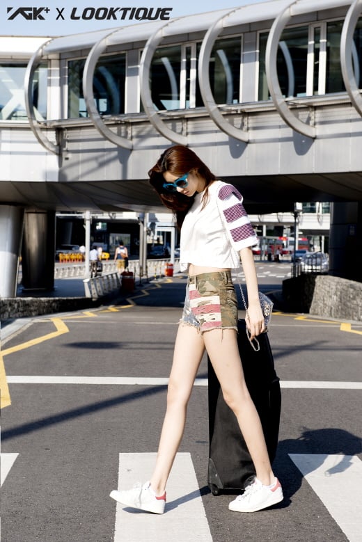 [★공항패션]스테파니 리, 보스턴에서 온 '캘리포니아 룩'
