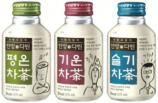 롯데칠성음료, 현대인의 생활비법차 '한방에다린' 3종 선보여