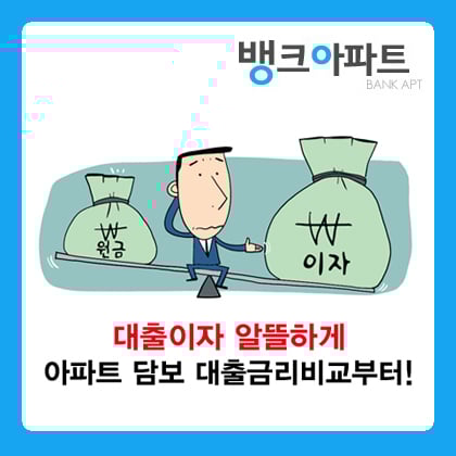 “알뜰하게 대출이자 줄이기” 아파트담보대출 금리비교사이트 이용이 대세