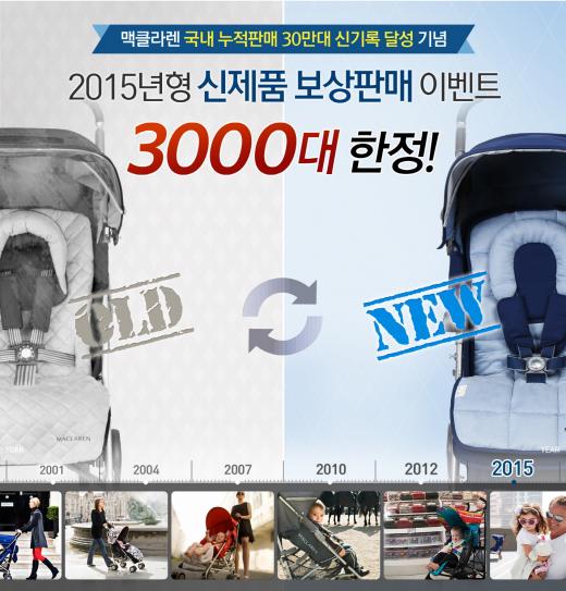 쓰던 유모차 가져오면 신상 유모차가 ‘반값’…맥클라렌 보상판매 이벤트
