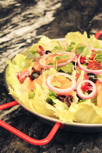 연어 그라브락스(GRAVLAX) 샐러드