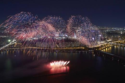 한화와 함께하는 2014 서울세계불꽃축제 /사진제공=한화그룹