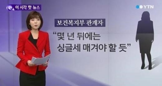 싱글세 논란 /사진=YTN뉴스 캡처