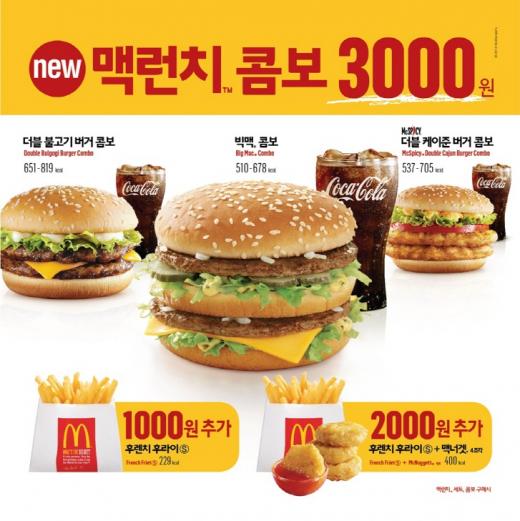 빅맥과 음료가 단 3,000원, 맥도날드에서 부담 없는 점심을..