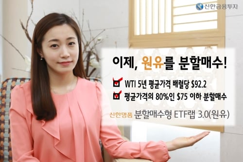 신한금융투자, 유가 연계 ETF 투자 랩상품 출시