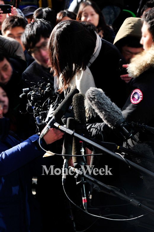 [MW사진] 검찰 출석 조현아 