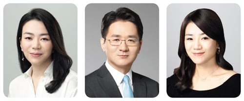왼쪽부터 조현아 대한항공 전 부사장, 조원태 대한항공 부사장, 조현민 대한항공 전무