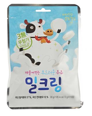 ‘깨물어 먹는 부드러운 우유 밀크링’를 편의점에서..