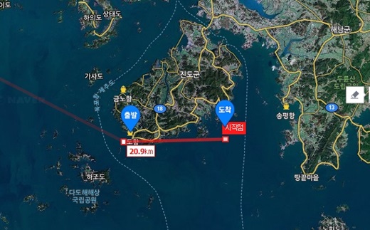 '진도 선박사고' /자료사진=네이버 지도 캡처