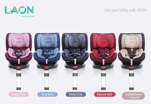 순성, ISOFIX 전용 카시트 ‘라온(LAON)’ 출시…오가닉 라인도 출시