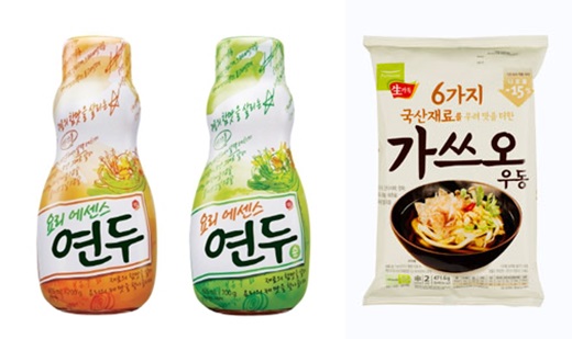 연두, 가쓰오우동 /사진=샘표, 풀무원 @머니위크MNB, 유통 · 프랜차이즈 & 창업의 모든 것