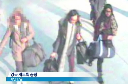 ‘영국소녀 IS’ 영국소녀 3명이 IS 가담을 위해 터키 이스탄불에 도착한 것으로 확인됐다. /사진=채널A 뉴스 캡처