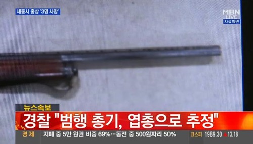 '세종시 편의점 총기사고' /사진=MBN뉴스 캡처