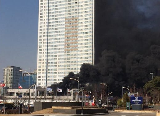 ‘송도 화재’ /사진=뉴스1