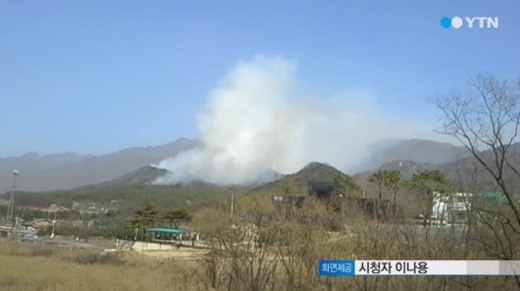 '포천 산불' /사진=YTN뉴스 캡처