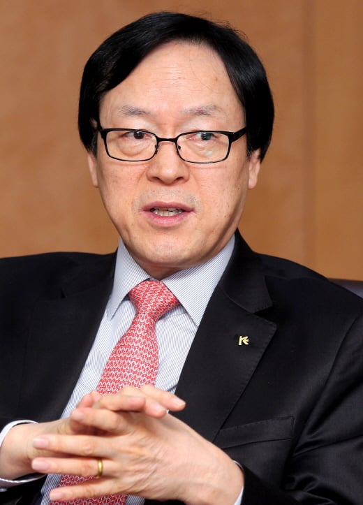 김용환 NH농협금융지주 회장 후보. /사진제공=머니투데이 홍봉진 기자