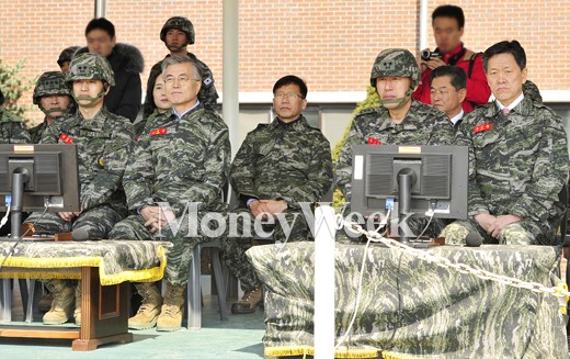 [MW사진] 천안함 5주기,'새정치민주연합 해병대 방문'