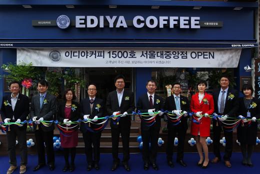 이디야커피 국내 커피전문점 최초 1,500호점 돌파