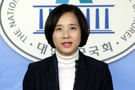 '박근혜 대통령 해외순방' 새정치민주연합 유은혜 대변인. /사진=뉴스1