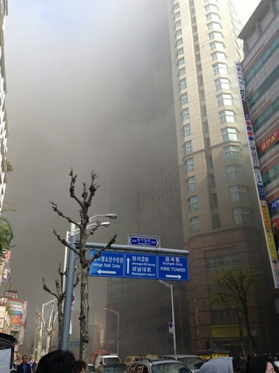 '정자동 화재' /사진=독자제보