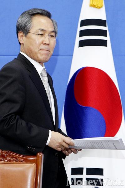 '공무원연금개혁' '공무원연금 개혁안' 사진은 우윤근 새정치민주연합 원내대표. /사진=임한별 기자