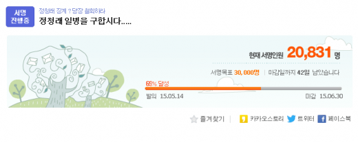'정청래' /자료=다음 아고라 홈페이지 캡처