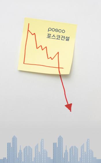 [포커스] 속절없이 추락하는 포스코건설