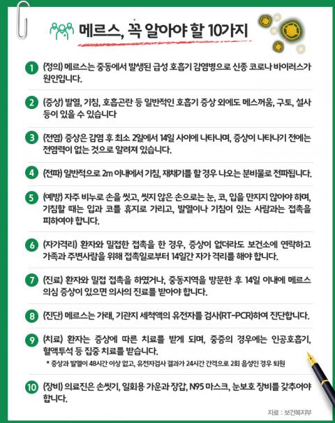 메르스, 정의부터 장비까지…복지부 