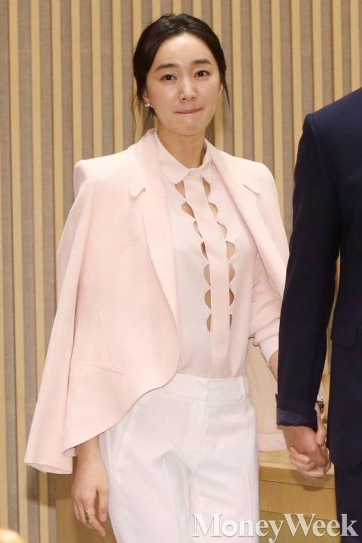가면 제작발표회에 참석한 수애(사진=머니투데이 이기범 기자)