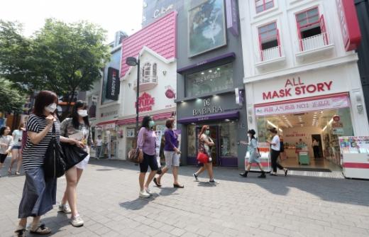 메르스 여파로 한산한 서울 중구 명동. /사진=머니투데이DB