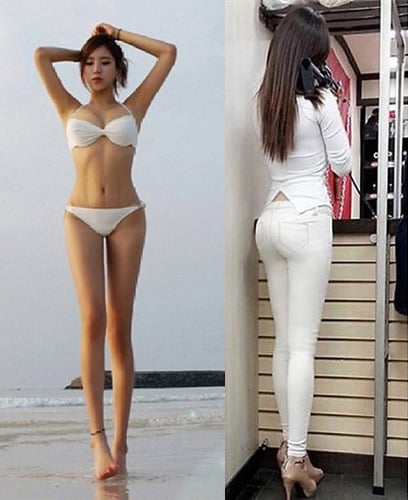 예정화 사격장 뒤태녀 