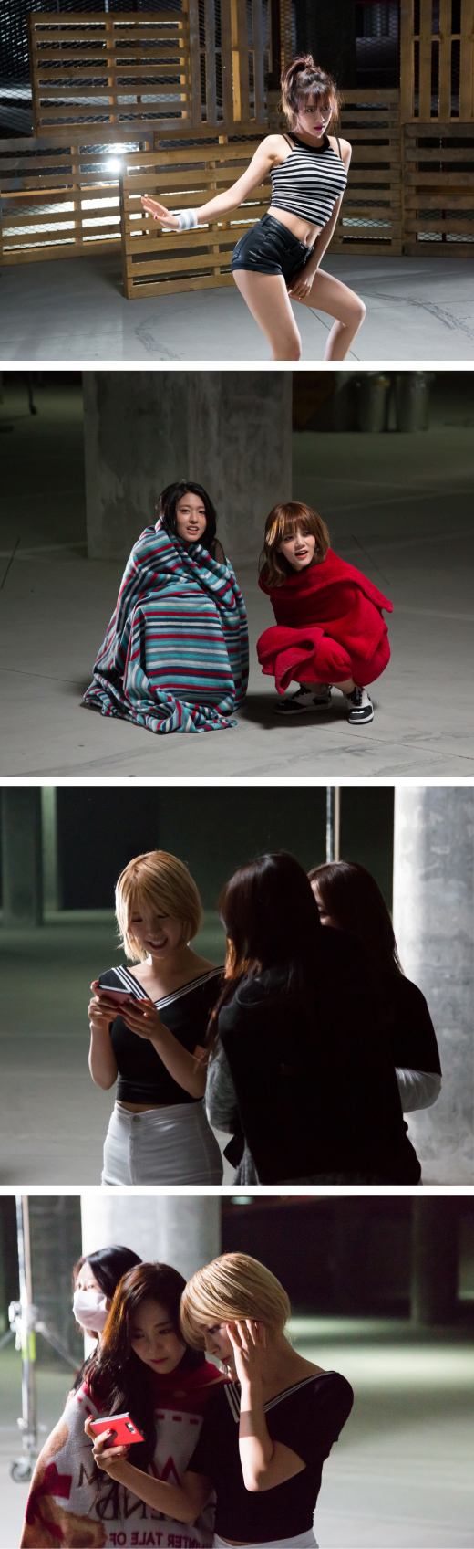 AOA, 섹시 발랄 비하인드컷 공개