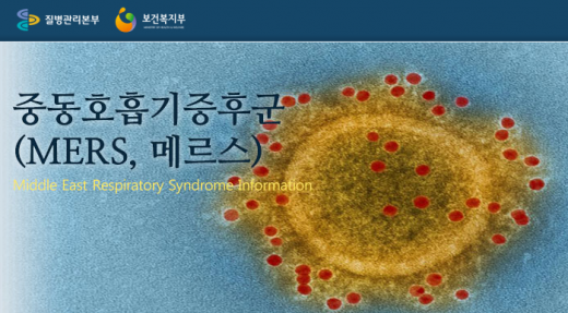 '메르스 현황' /자료=질병관리본부 홈페이지 캡처