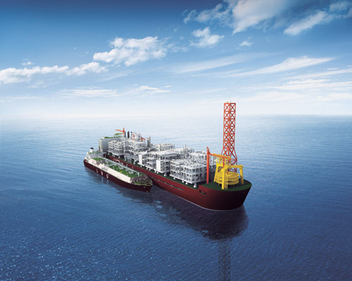 삼성중공업이 수주한 FLNG