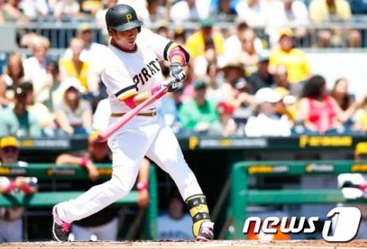 '강정호 7월의 신인' /사진=뉴스1(AFP뉴스 제공)
