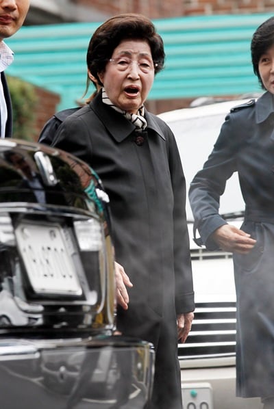'이희호 여사 방북' 이희호 여사. /사진=머니투데이DB