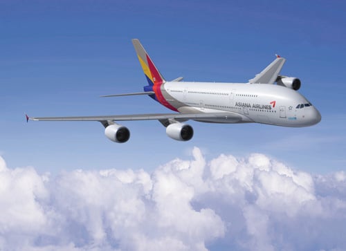 아시아나항공 A380. /사진제공=아시아나항공