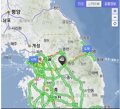 /사진=다음 교통상황 캡처