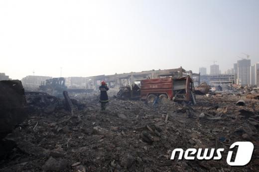 '중국 폭발사고' /사진=뉴스1(AFP뉴스 제공)