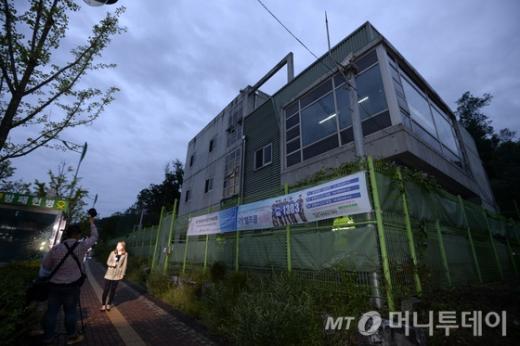 '경찰 총기사고' 사건이 벌어진 구파발 검문소 모습. /사진=머니투데이
