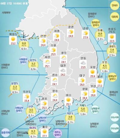'일교차 주의' /자료=기상청