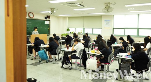 [MW사진] 9월 모의고사, '평소처럼만...'