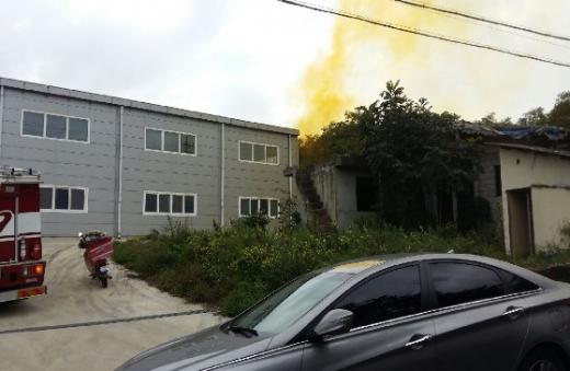 '영천 불산 누출' /사진=경북도 소방본부 제공
