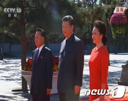 '중국 열병식 박근혜' /사진=뉴스1(CCTV)