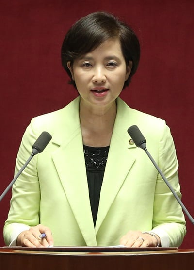'남북 이산가족' 새정치민주연합 유은혜 대변인. /사진=뉴스1
