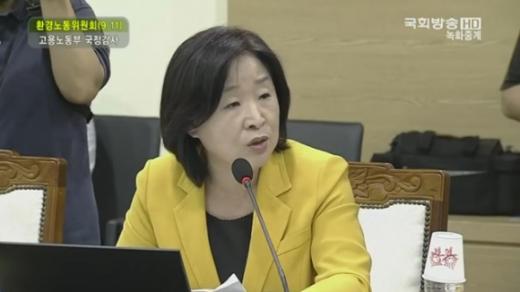 '심상정 국정감사' '심상정 의원' /사진=국회방송 캡처
