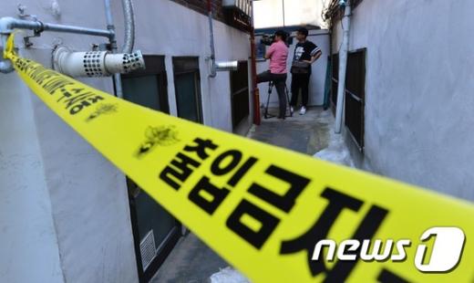 '노원구 살인사건' 살인 사건이 발생한 노원구의 한 주택가. /사진=뉴스1