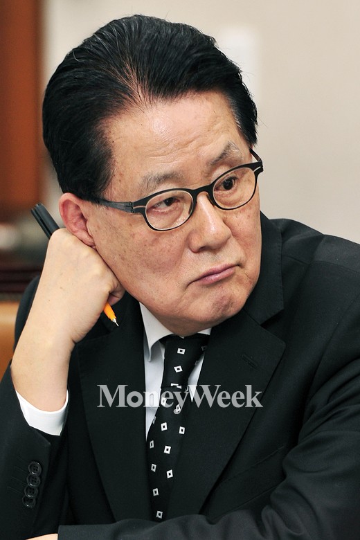 '안심번호 국민공천제' 새정치민주연합 박지원 의원 /사진=임한별 기자