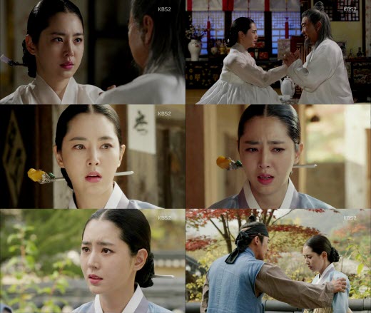 '장사의 신-객주2015' 한채아, 장혁과 밀회…미련 못 끊고 흔들리나